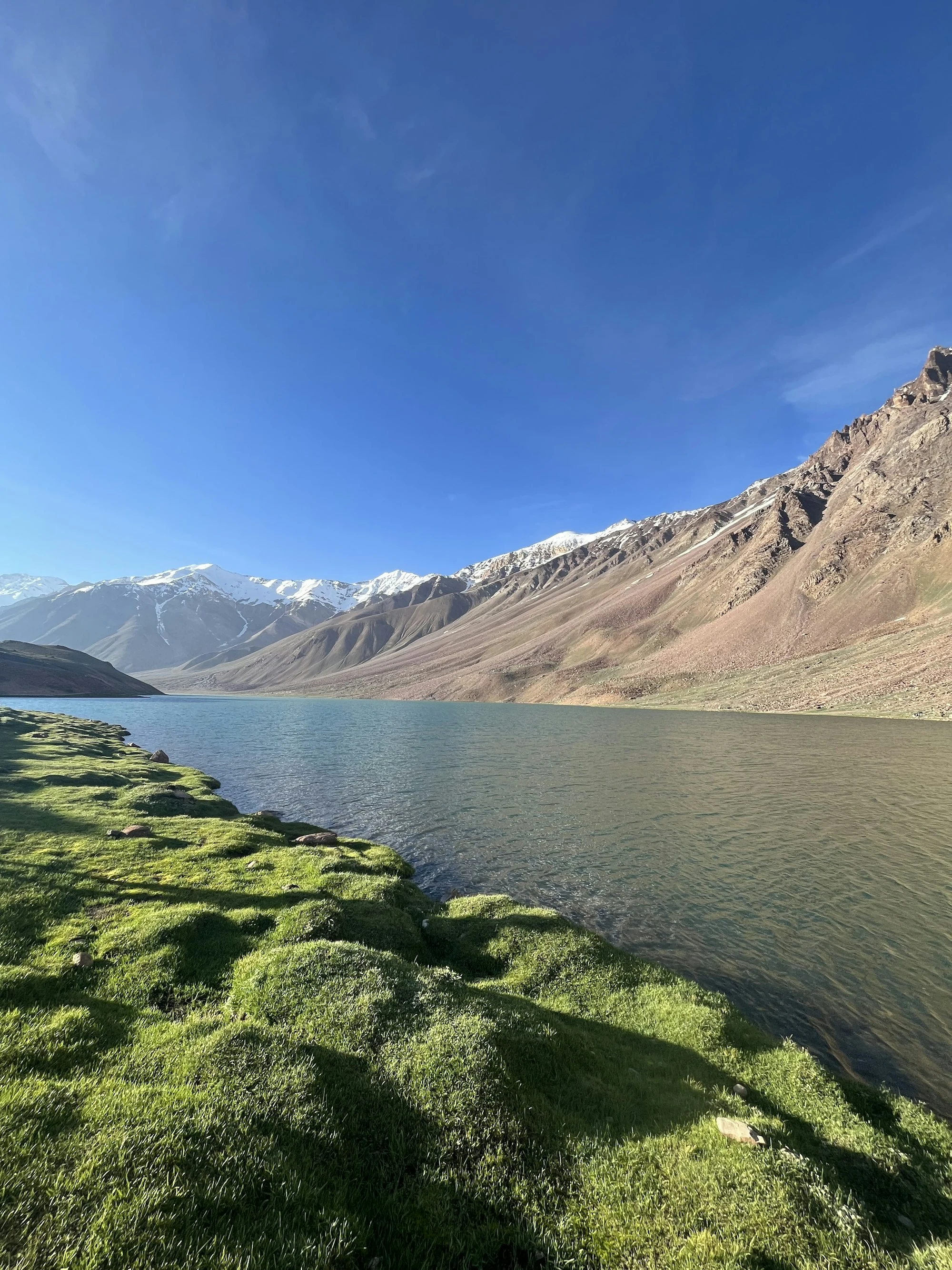 Chandratal Lake in the Himalayas