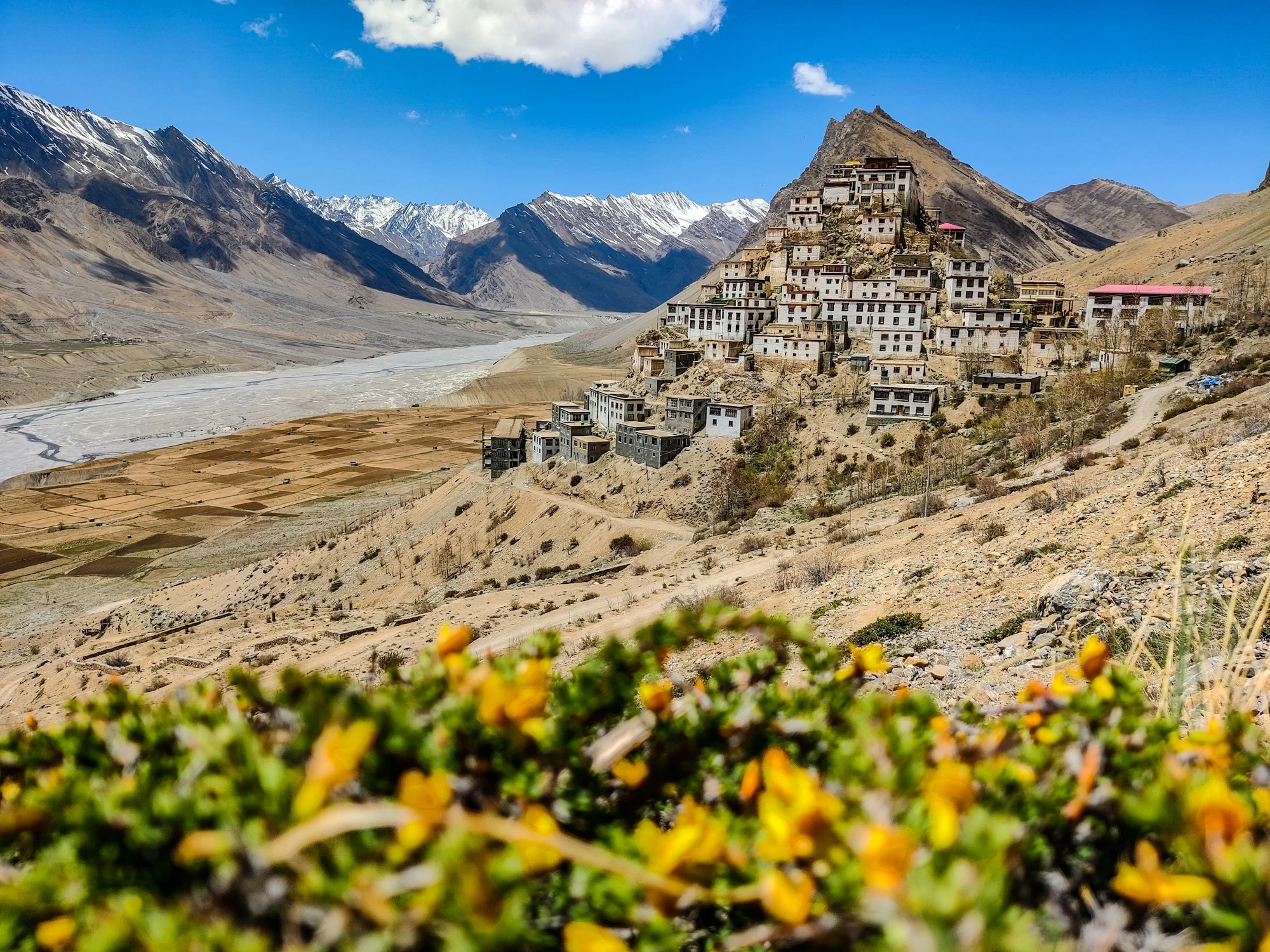 A monastery among Spiti’s mountains